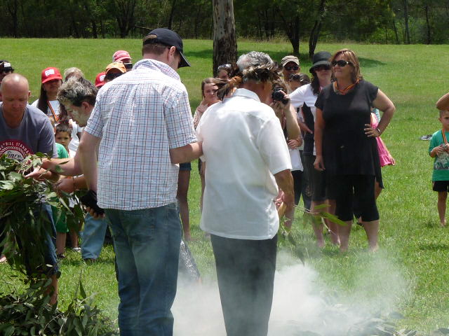 Smoking Ceremony with Mervyn Cooper